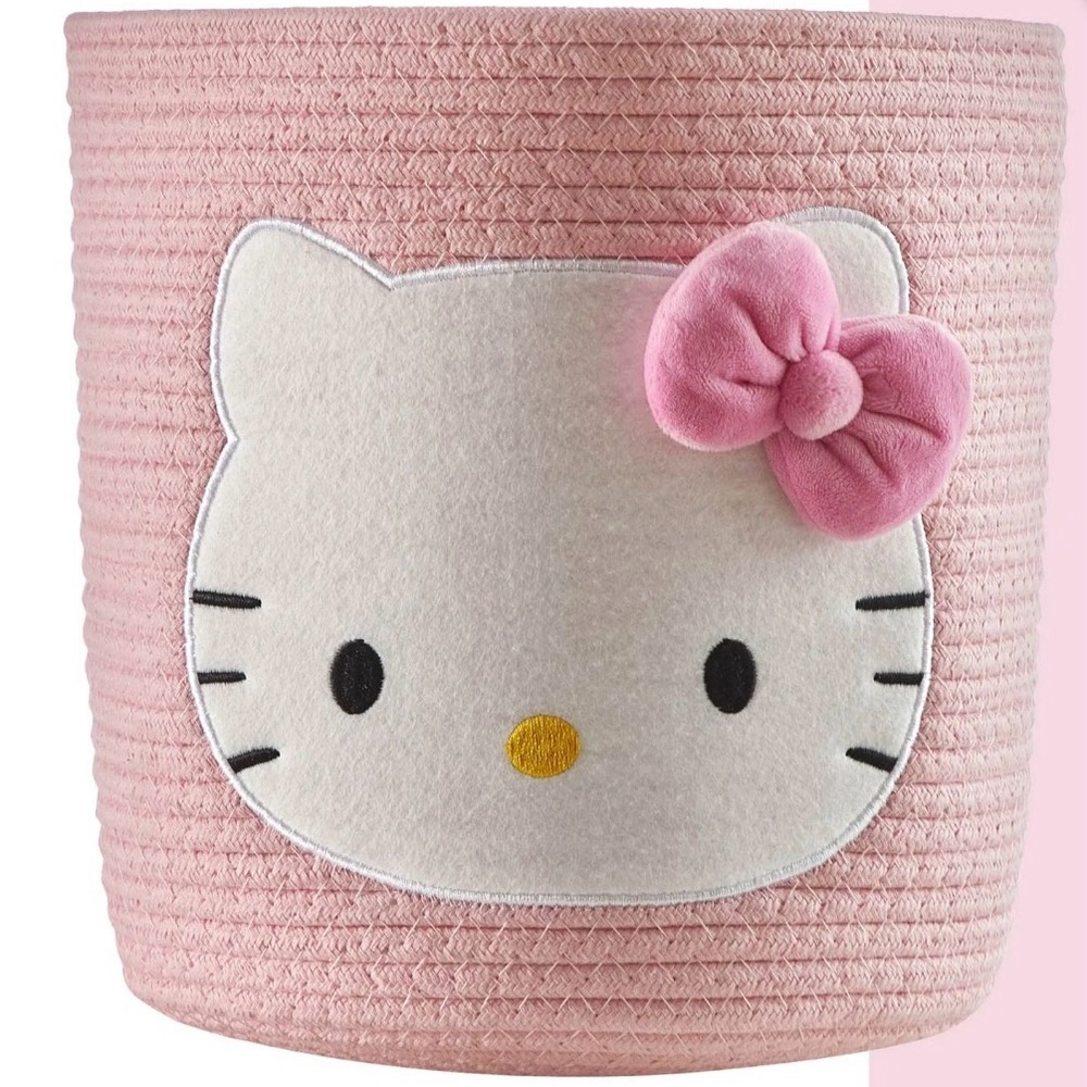Hello Kitty Pink Storage Basket